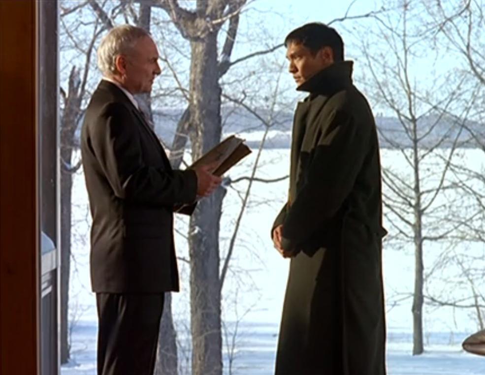 кадр из сериала "Голод", в кадре: Джейсон Скотт Ли - Craig Yun, Кеннет Уэлш - Hugo Lawery