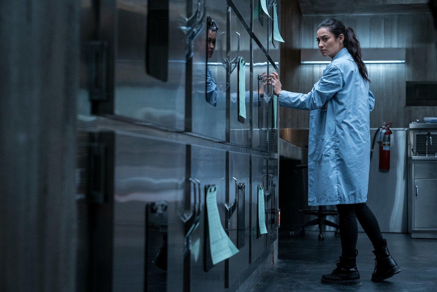 кадр из фильма "Кадавр", IMDb 5.2, КП 5.3, в кадре: Шэй Митчелл - Megan Reed